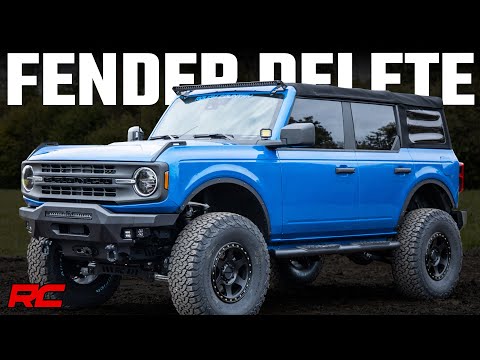 Rough Country | Fenders | Fender Flare Delete 21-Up Ford Bronco 4WD Rough Country | 51061