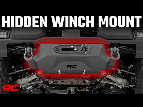 Rough Country | Winch Mount Plate | Hidden Winch Mount All Models Ford Bronco 4WD 21-Up Rough Country | 51065