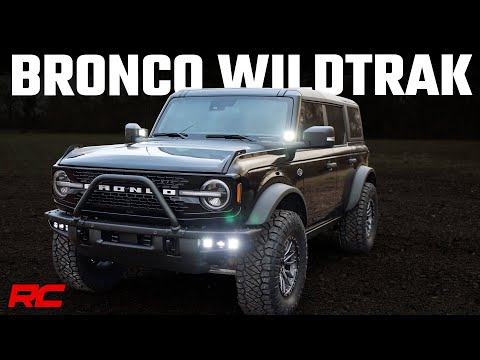 Rough Country | License Plate Bracket | License Plate Relocation Bracket Ford Bronco 4WD 21-Up Rough Country | 51082