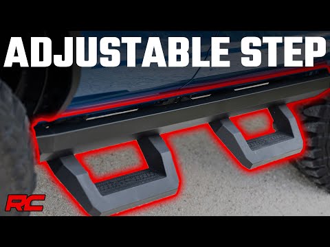 Rough Country | Side Steps | SR2 Adjustable Aluminum Step 21-Up Ford Bronco 4WD Rough Country | 52003