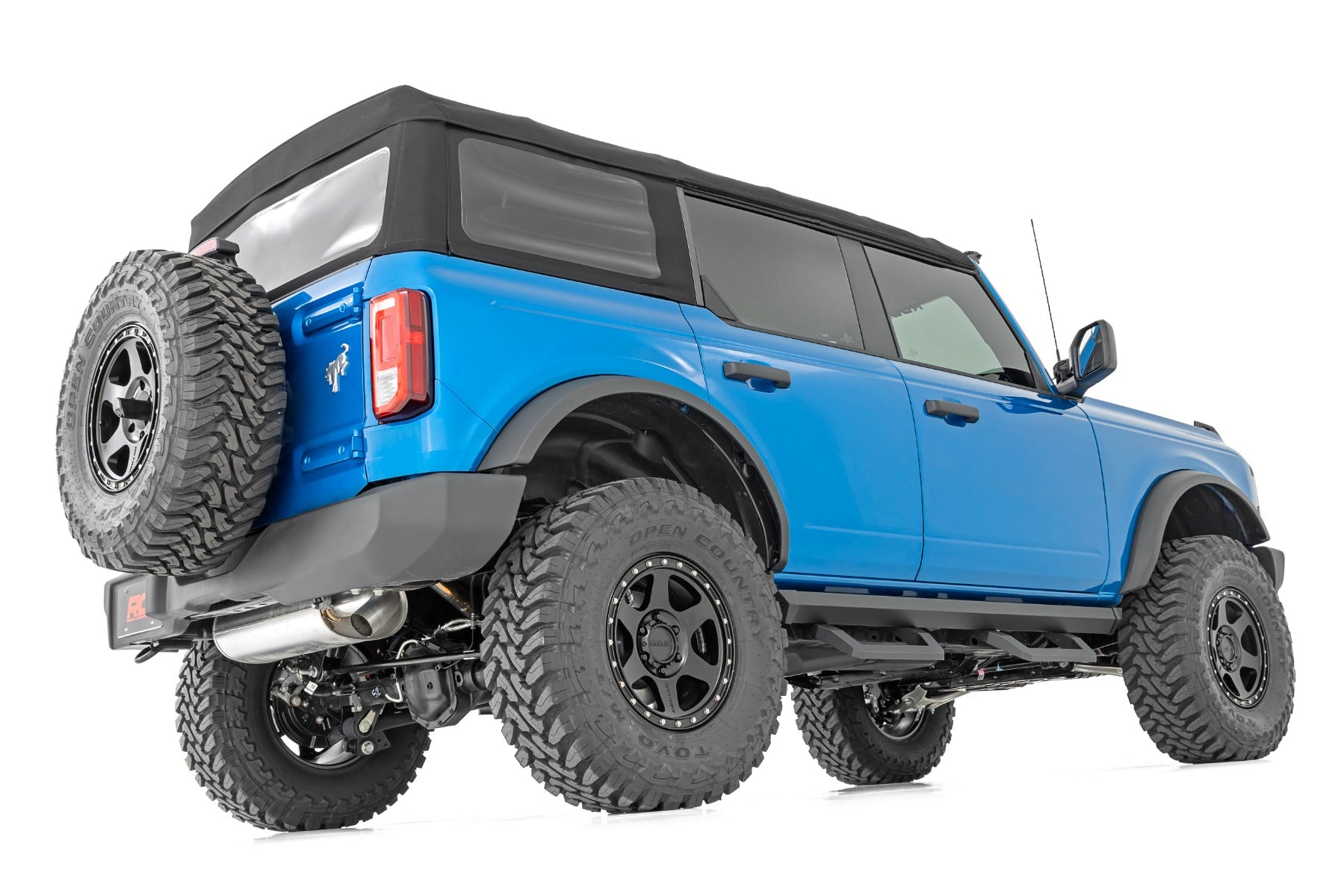 Rough Country | Side Steps | SR2 Adjustable Aluminum Step 21-Up Ford Bronco 4WD Rough Country | 52003