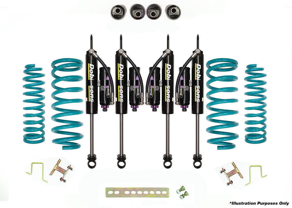 DOBINSONS | 3.0" MRR 3-Way Adjustable Lift Kit for Toyota Land Cruiser 80 Series 1991-97 | DSSKITMRA0022