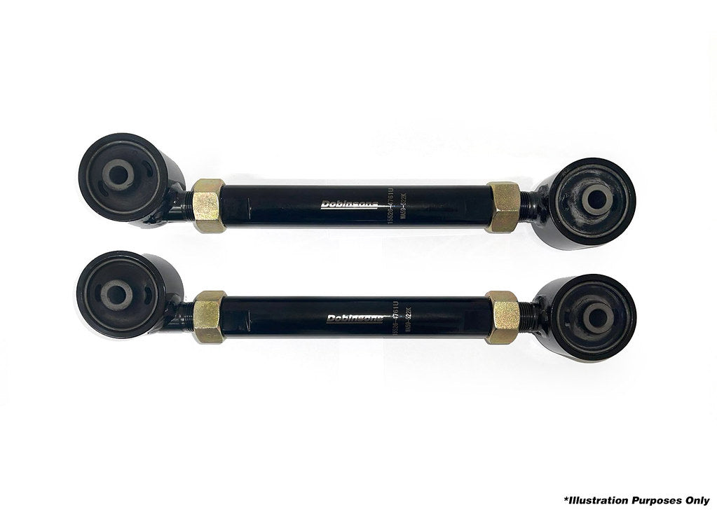 DOBINSONS | REAR ADJUSTABLE TUBULAR STEEL SERIES UPPER TRAILING ARMS (PAIR) | WA59-522K