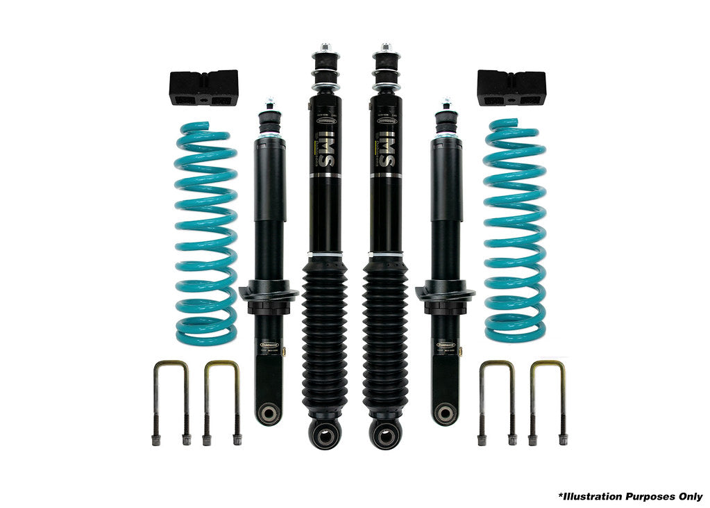 DOBINSONS | 1.5"-2" IMS Suspension lift kit with rear Quick Ride Kit for 2020 and Up Isuzu DMax | DSSKITIMS715