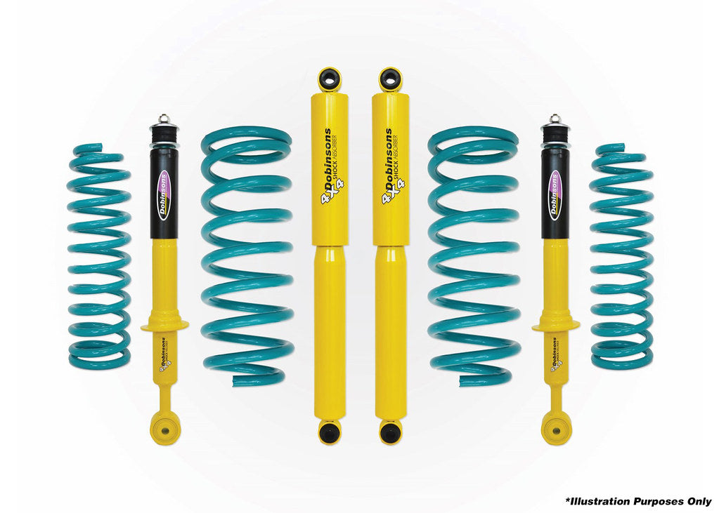 DOBINSONS | 1.75" Suspension lift kit Twin Tube Shocks for 2013 and Up Isuzu MU-X | DSSKIT001000