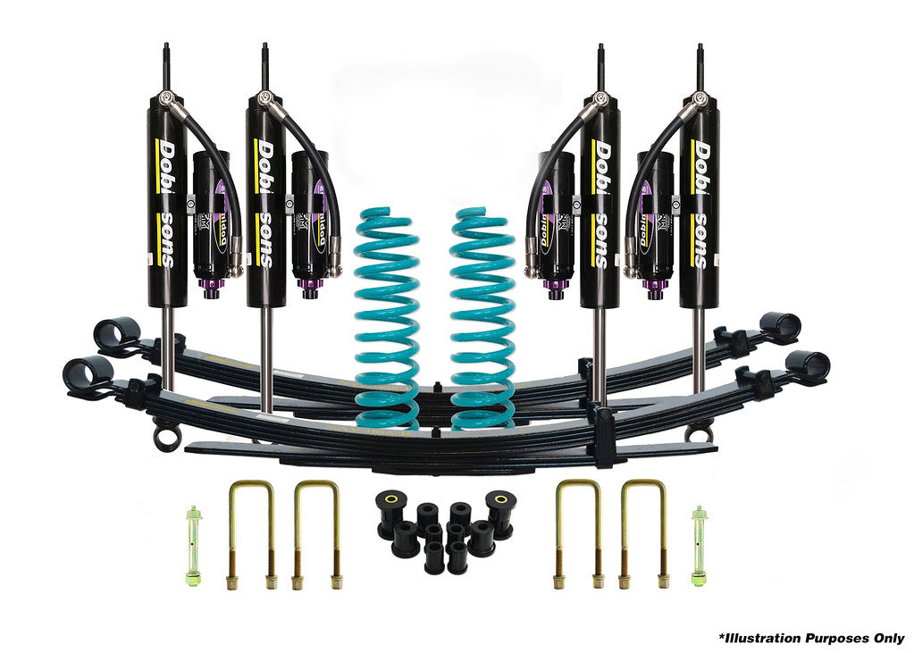 DOBINSONS | 4x4 MRR 3-Way Adjustable Suspension Kit Landcruiser 70 Series | FZJ/HZJ 71, 74, 76 1999 to 2004 | DSSKITMRA0271