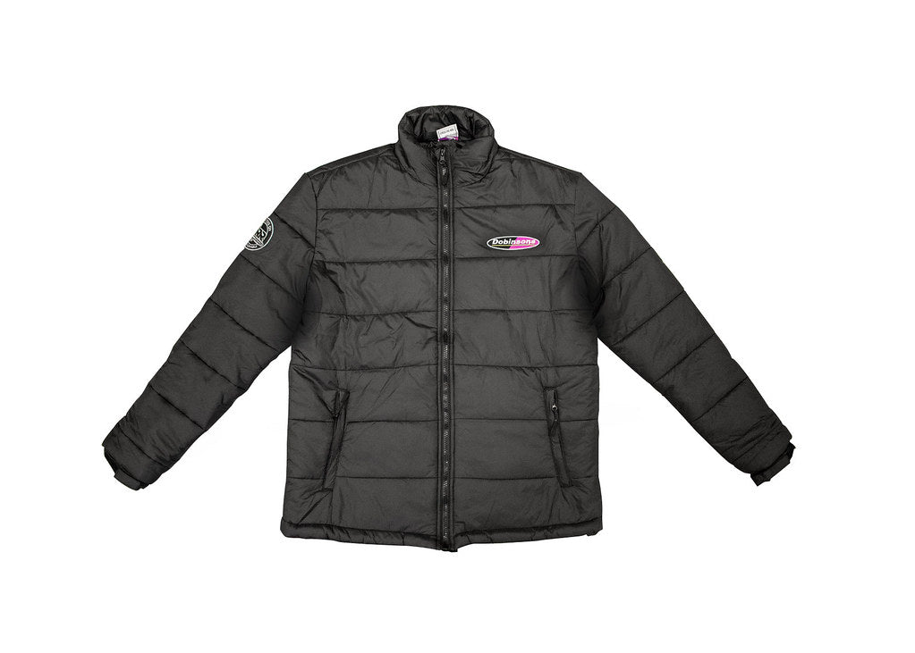 DOBINSONS | Black Logo Puffer Jacket  (PG00-2337) | PG00-2337