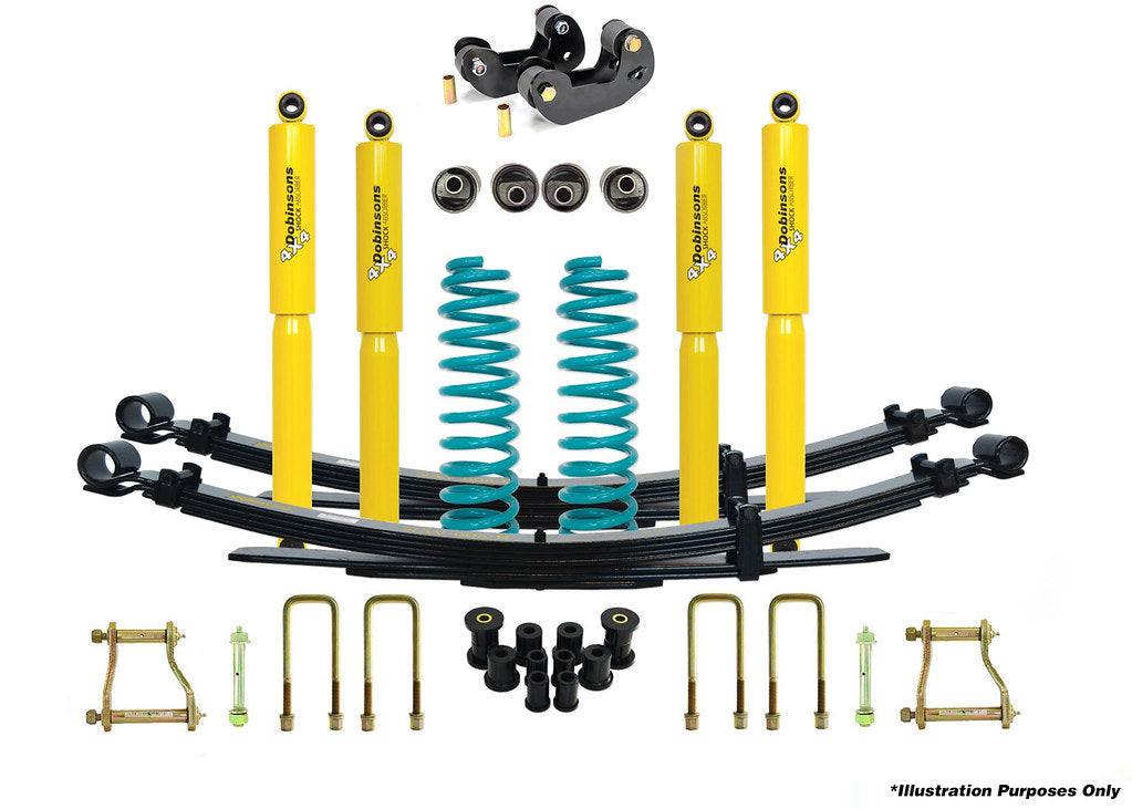 DOBINSONS | 4x4 3"-4" Suspension Kit for Toyota Landcruiser 78/79 Series  | DSSKIT001