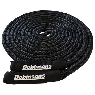 DOBINSONS | BLACK 30' LONG KINETIC RECOVERY ROPE 8,600 KGS | SS80-3844