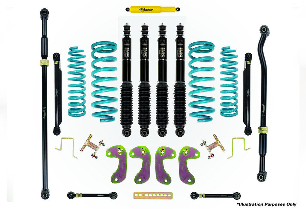 DOBINSONS | 2.5-3.5" VT-Series Dual Rate Long Travel IMS Lift Kit for Toyota Land Cruiser 80 Series | DSSKITIMS0019