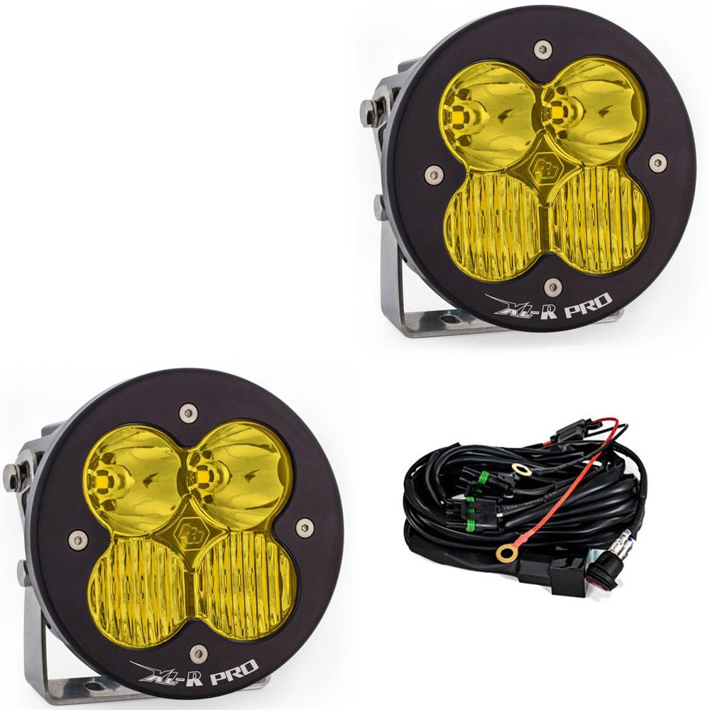 Baja Designs | LED Light Pods | LED Light Pods Baja Amber Lens Driving Combo Pattern Pair XL R Pro Series Baja Designs | 537813