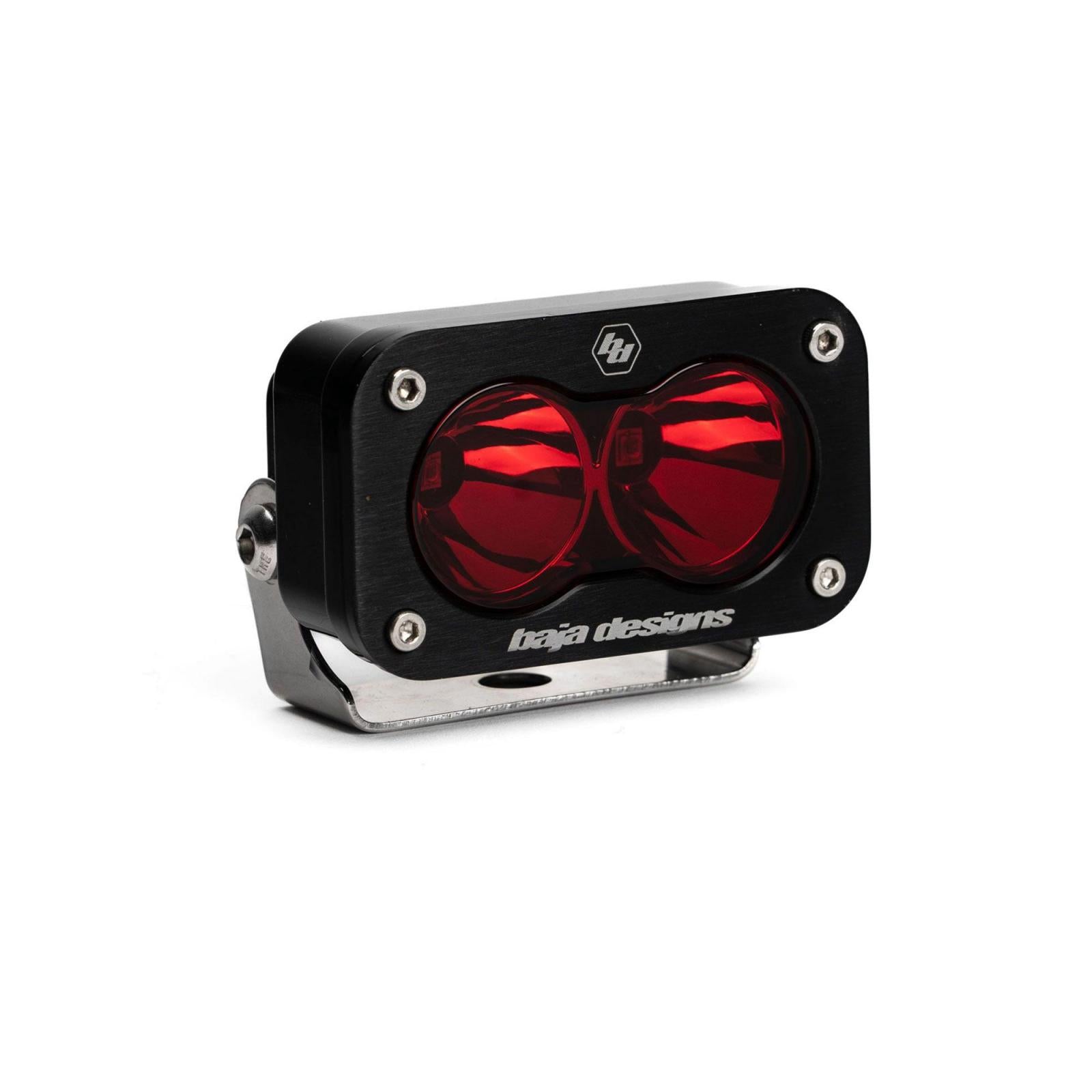 Baja Designs | LED Light Pods | S2 Red LED Auxiliary Light Pod Spot Red Baja Desgins | 54-0120-RD