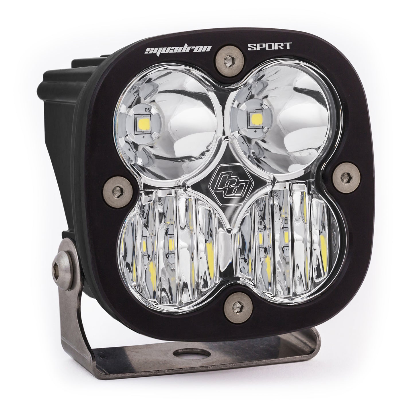 Baja Designs | LED Light Kit | LED Light Pod Driving/Combo Pattern Clear Black Squadron Sport Baja Designs | 550003
