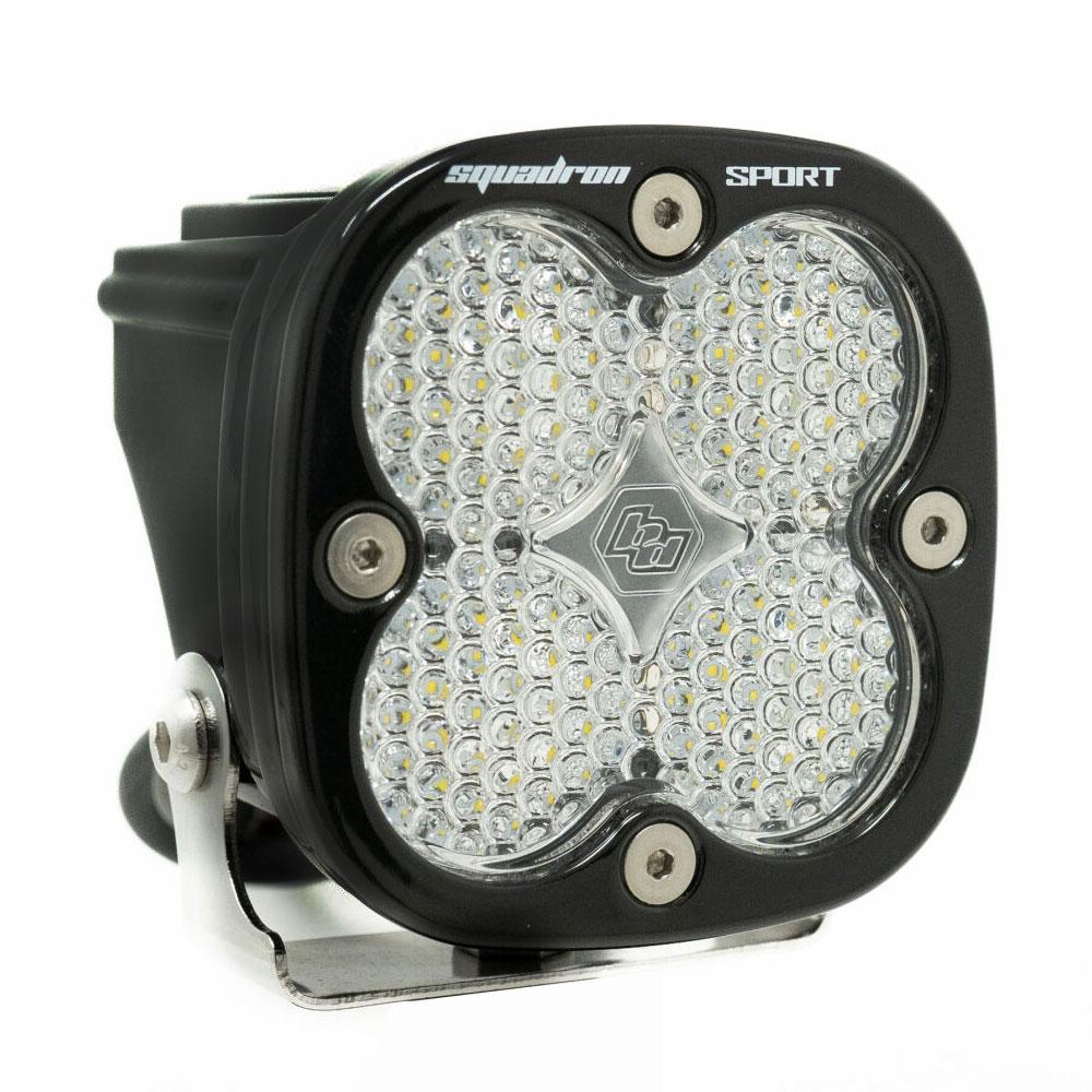 Baja Designs | LED Light Pods | LED Light Pod Work/Scene Pattern Clear Black Squadron Sport Baja Designs | 550006