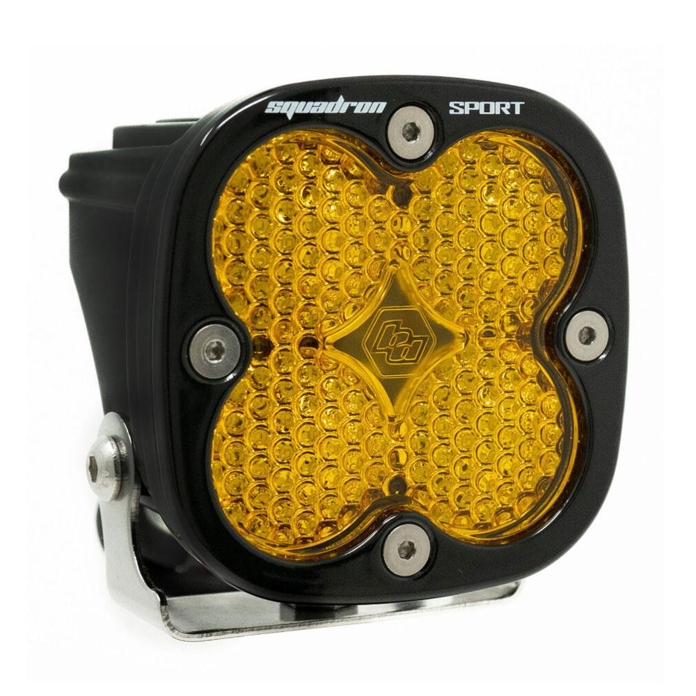 Baja Designs | LED Light Pods | LED Light Pod Work/Scene Pattern Amber Black Squadron Sport Baja Designs | 550016