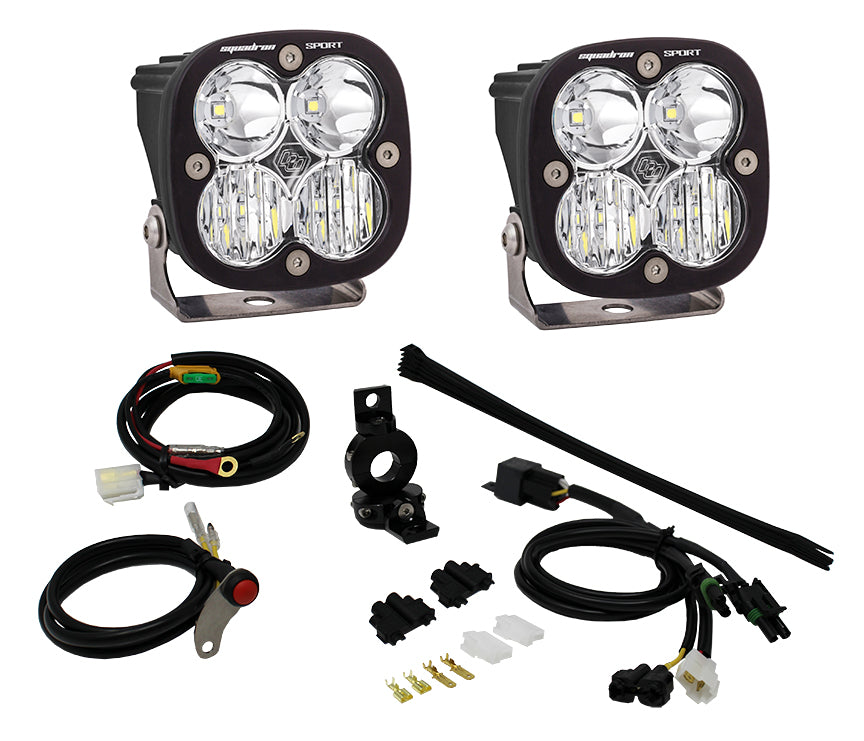 Baja Designs | Motorcycle Headlights | Adventure Bike 1 Inch Squadron Kit Sportsmen Baja Designs | 557084