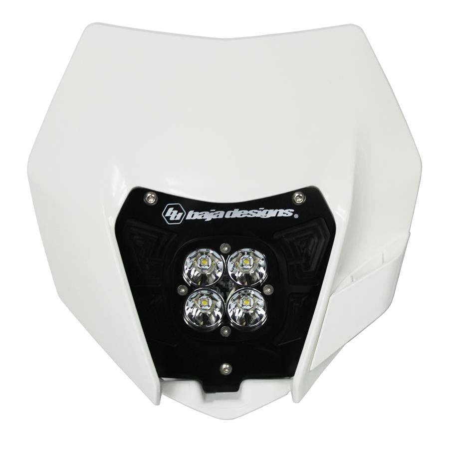 Baja Designs | Headlight Kit | KTM Headlight Kit AC 14-16 w/Headlight Shell White Squadron Sport Baja Designs | 557091AC
