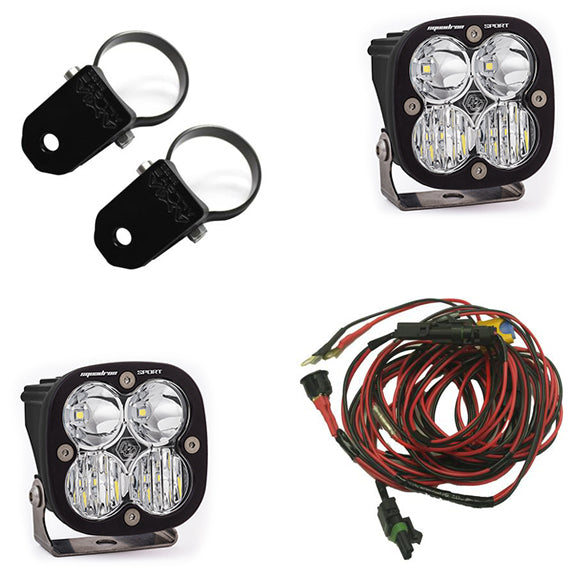 Baja Designs | LED Light Pods | Polaris LED Light Pods 2 Inch Harness A Pillar Mounts Kit Squadron Sport Baja Designs | 557102