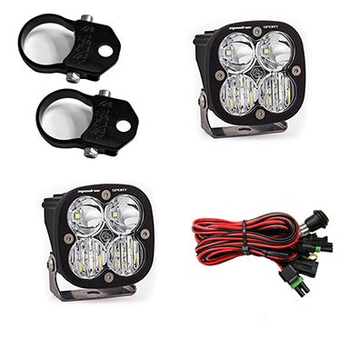 Baja Designs | LED Light Pods | Polaris LED Light Pods 1.75 Inch Harness Vertical Mounts Kit Squadron Sport Baja Designs | 557107