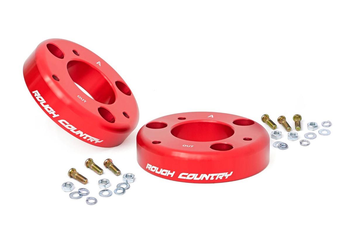 2 Inch Leveling Billet Strut Extensions 14-20 F-150 Rough Country