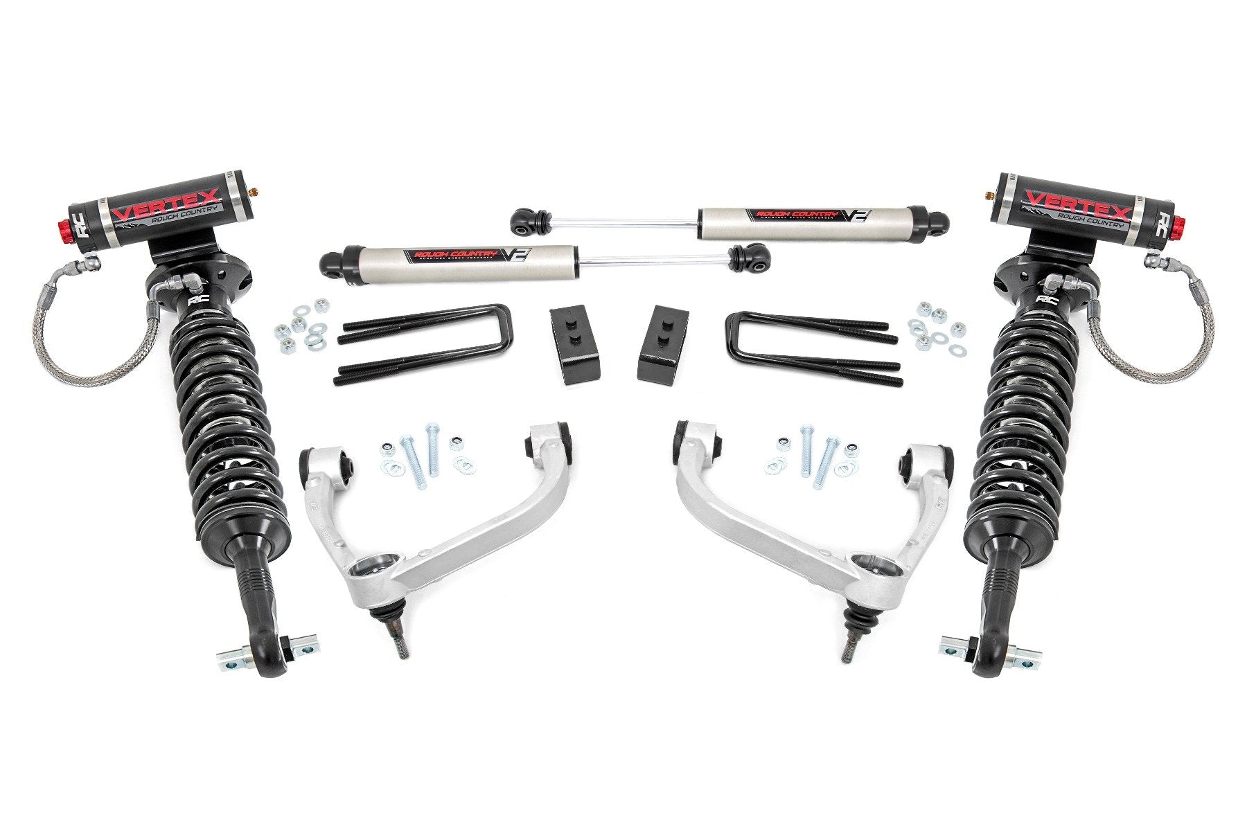 F-150 3 Inch Lift Kit Bolt On 2021 F-150 4WD Rough Country