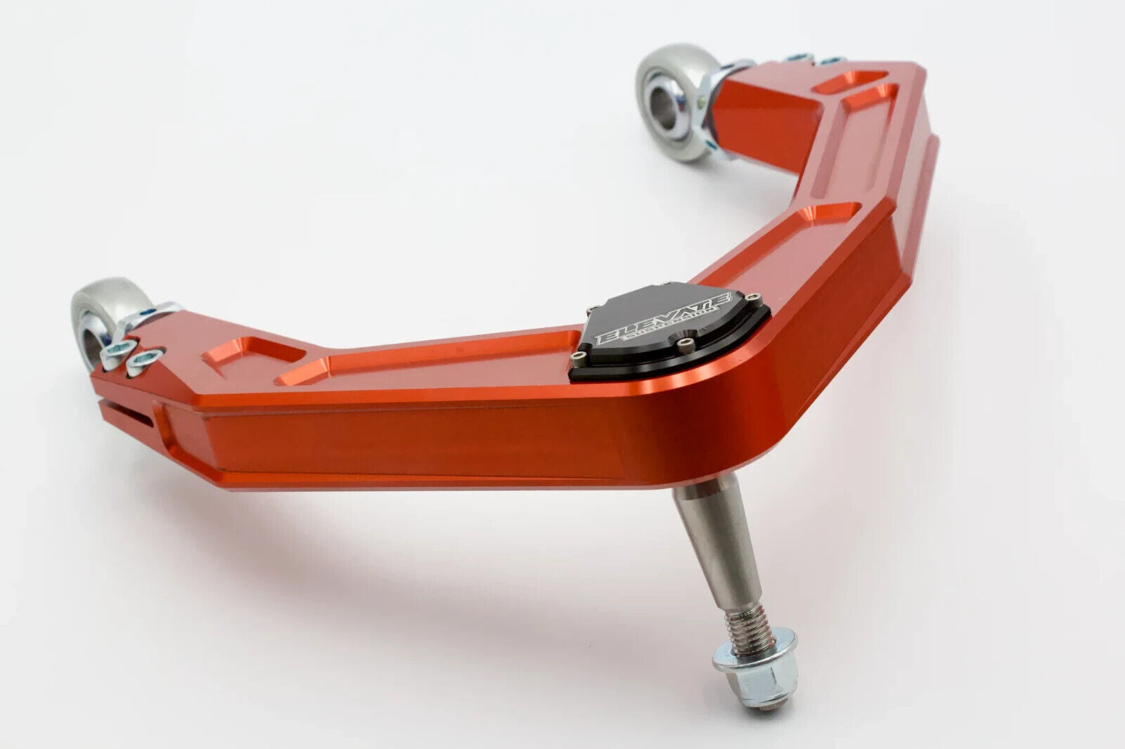 Elevate | UPPER CONTROL ARM | Elevate Orange Billet Uniball UCA, 2010+ Raptor | EHP1001OR