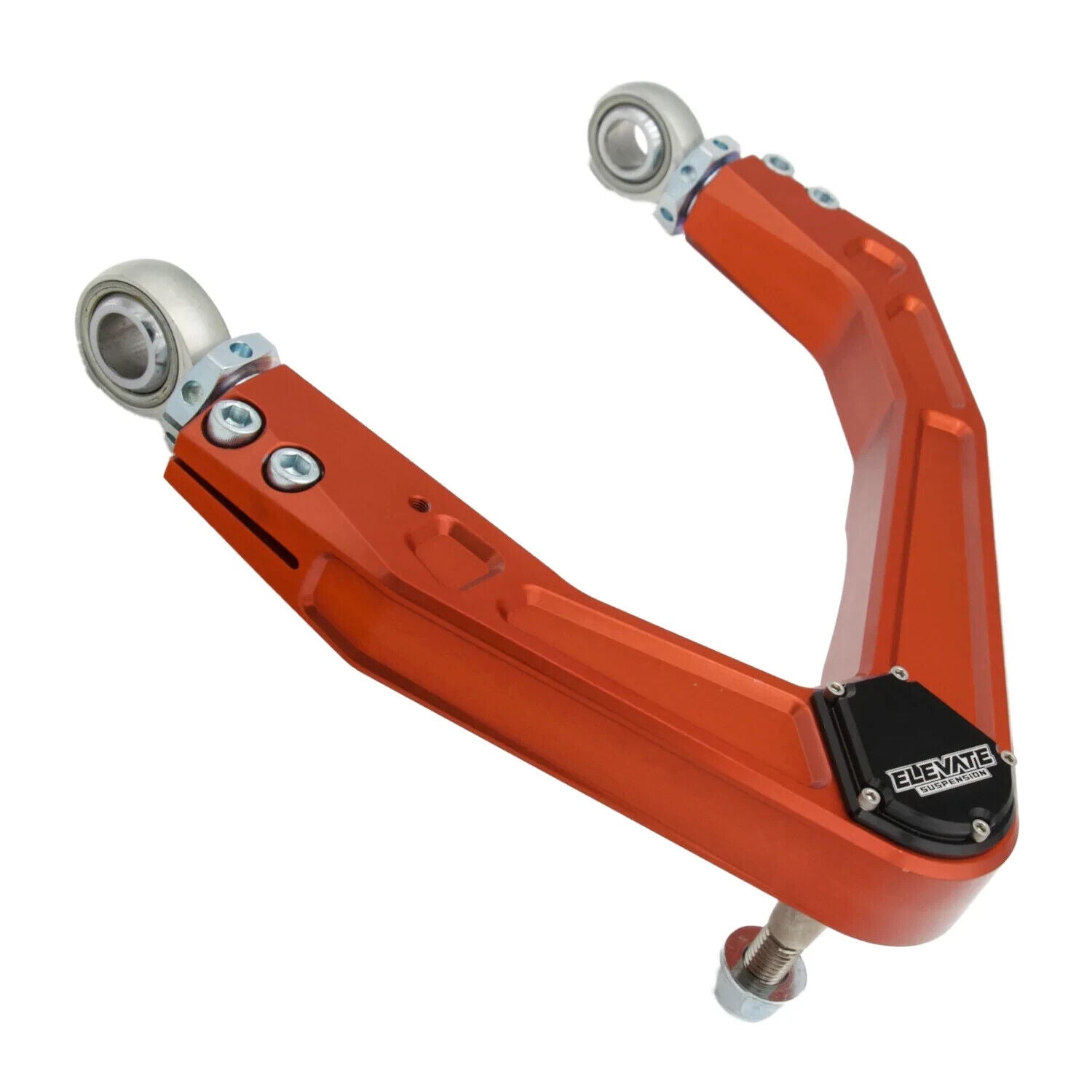 Elevate | UPPER CONTROL ARM | Orange Billet Uniball UCA, 2019+ GM1500 2/4WD