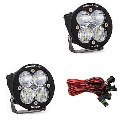 Baja Designs | LED Light Pods | LED Light Pods Clear Lens Driving/Combo Pair Squadron R Sport Baja Designs | 587803