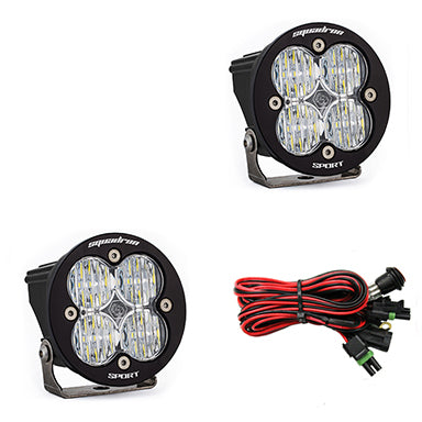 Baja Designs | LED Light Pods | LED Light Pods Clear Lens Wide Cornering Pair Squadron R Sport Baja Designs | 587805