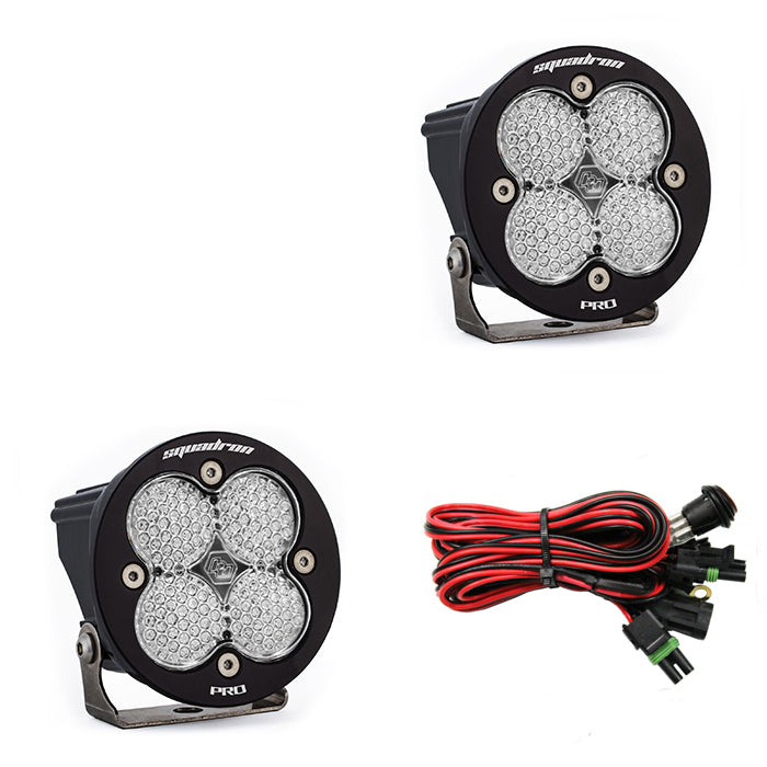 Baja Designs | LED Light Pods | LED Light Pods Clear Lens Work/Scene Pair Squadron R Pro Baja Designs | 597806