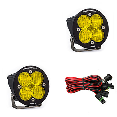 Baja Designs | LED Light Pods | LED Light Pods Baja Amber Lens Wide Cornering Pair Squadron R Pro Baja Designs | 597815