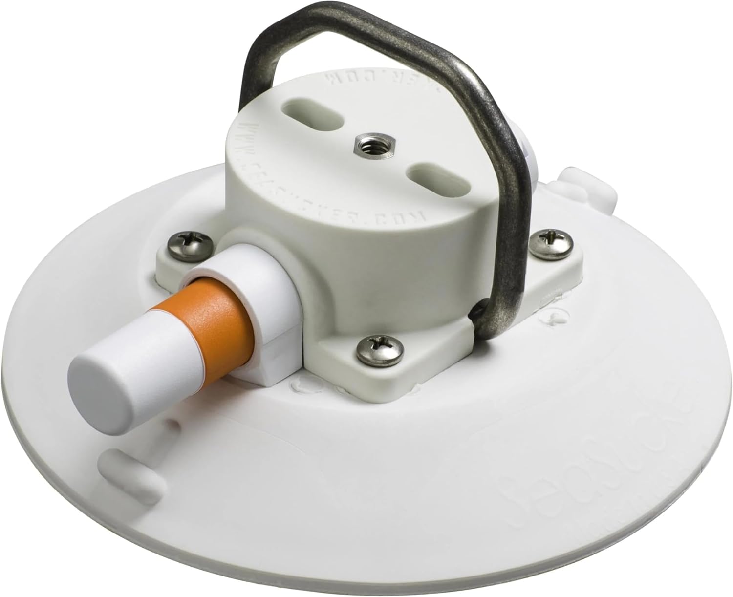 SeaSucker | Vacuum Mounts | 6" SeaSucker w/ Pointed Stainless Steel D-Ring
(Black or White) | VM1016