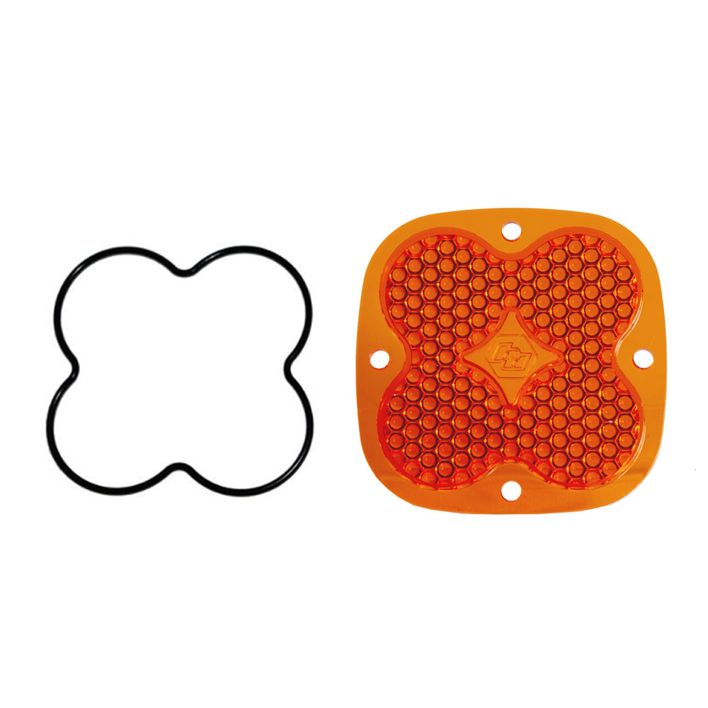 Baja Designs | Light Bar Lens | Squadron Light Pod Lens Kit Work/Scene Factory Amber Baja Designs | 668420