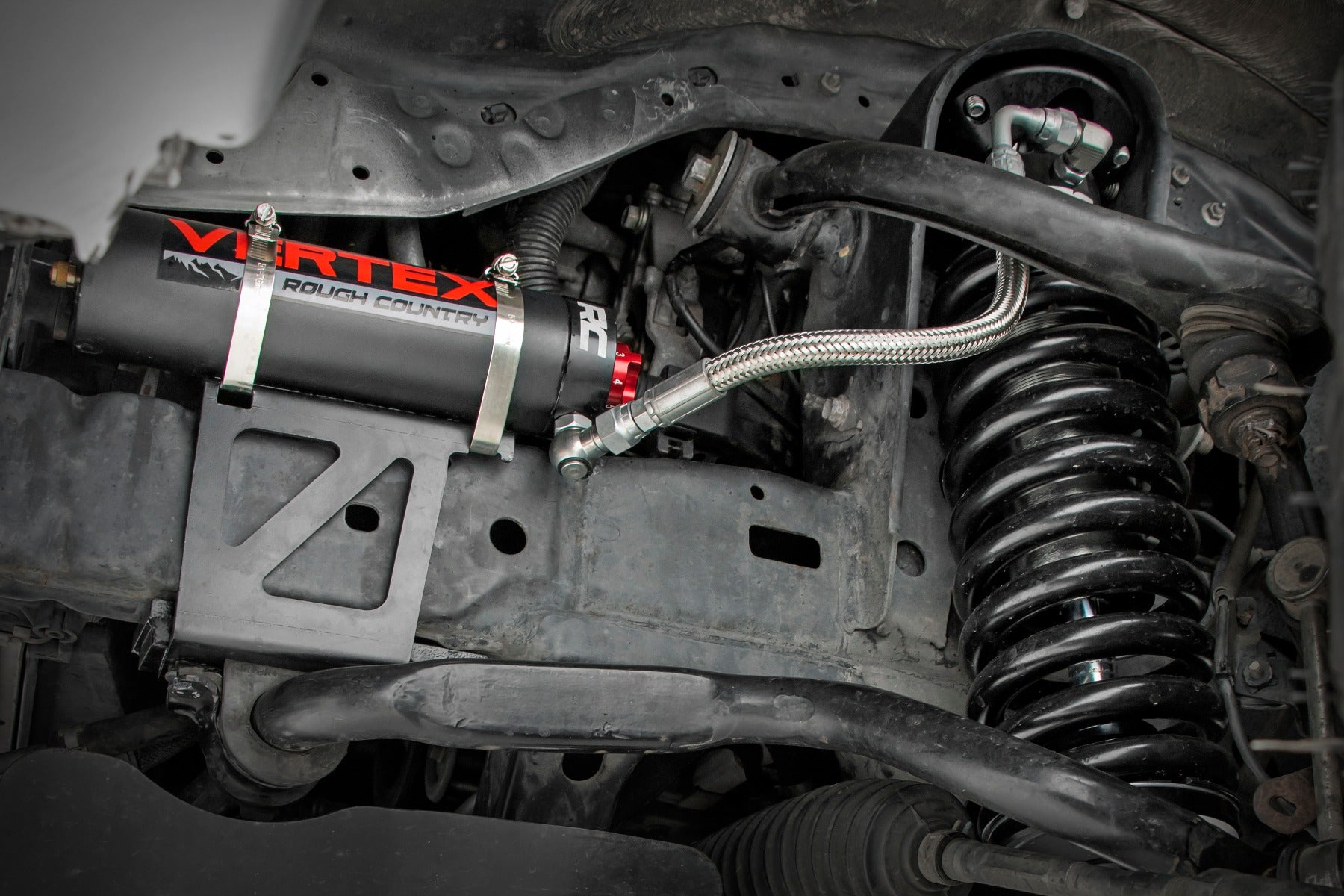 Rough Country | Shock Absorber | Toyota Front Adjustable Vertex Coilovers (05-20 Tacoma For 3.0 Inch Lifts) Rough Country | 689010