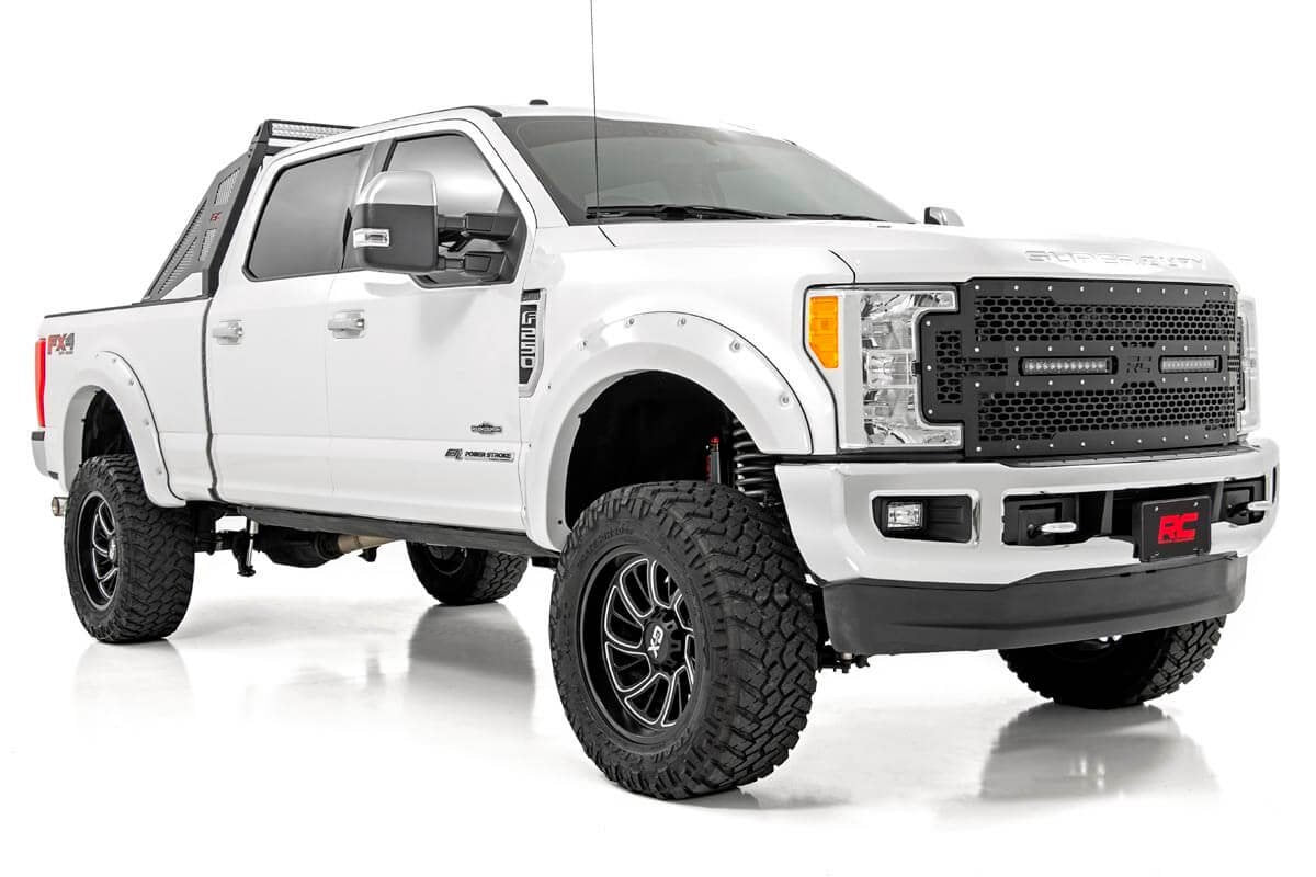 Rough Country | Shock Absorber | Ford Front Adjustable Vertex Shocks 05-20 F-250 for 4.5 Inch - 6 Inch Lifts Rough Country | 699004