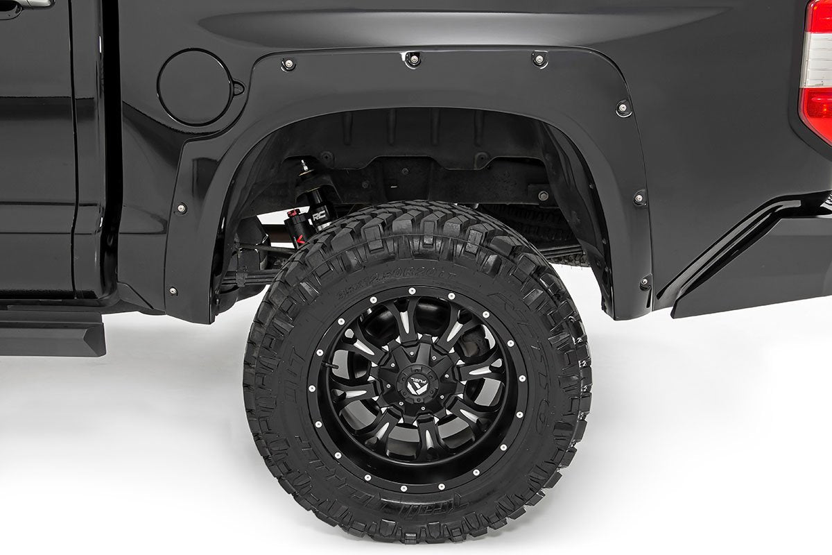 Rough Country | Shock Absorber | Toyota Rear Adjustable Vertex Shocks 07-20 Tundra 2WD/4WD for 6 Inch Lifts Rough Country | 699013