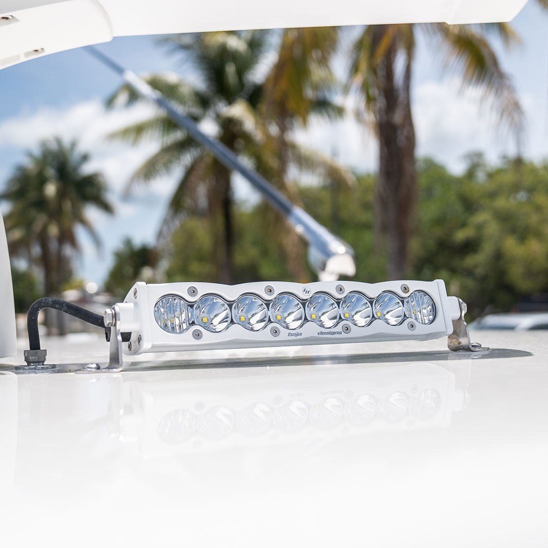 Baja Designs | LED Light Bars | S8 White Straight LED Light Bar (10 Inch; Driving/Combo; Clear) Baja Designs | 701003WT