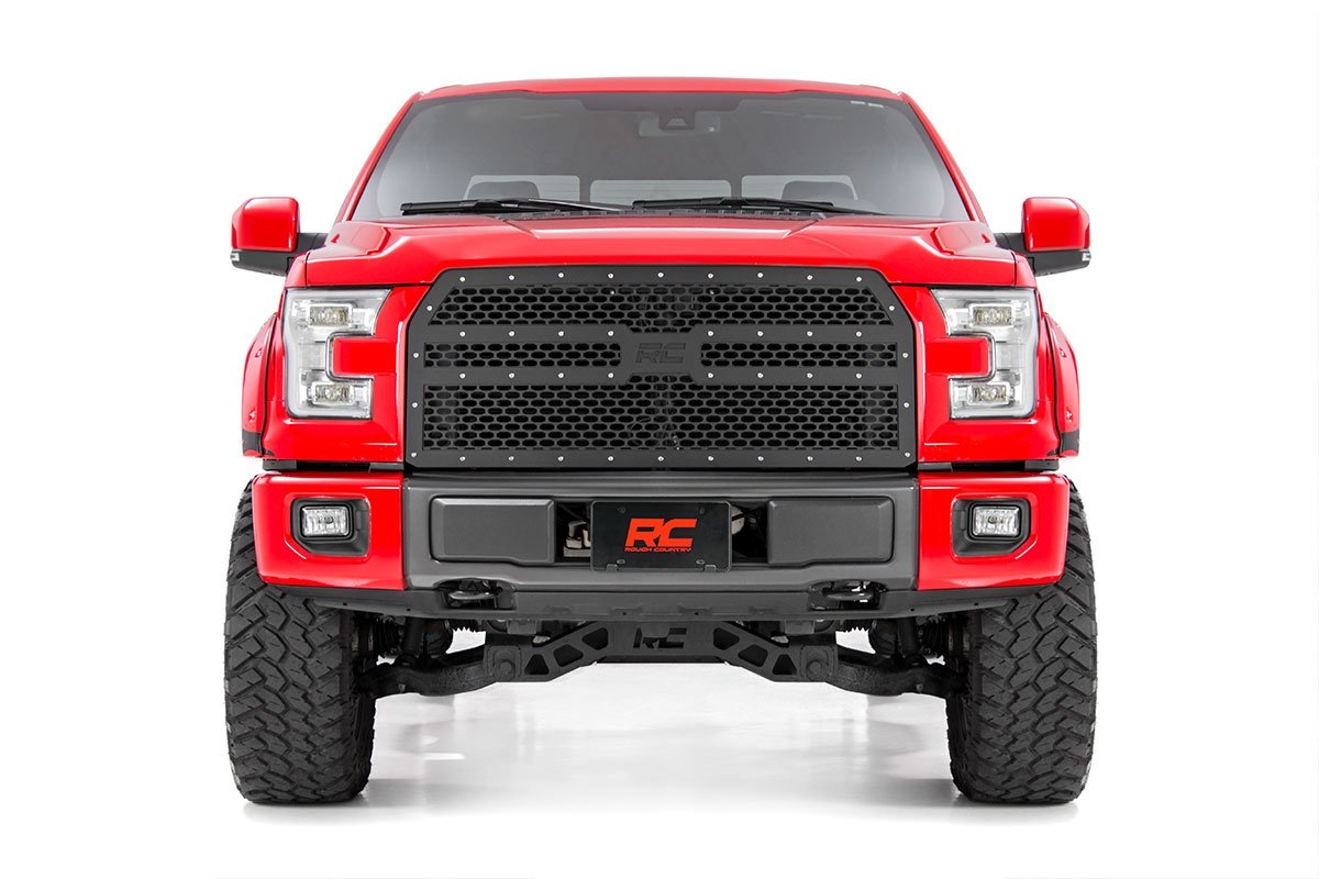 Rough Country | Grilles | Ford Mesh Grille 15-17 F-150 Rough Country | 70191