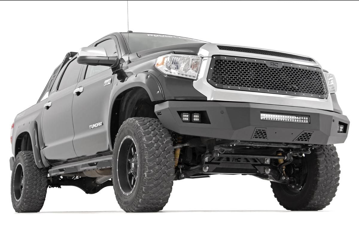 Rough Country | Grilles | Tundra Mesh Grille 14-17 Tundra Corrosion Resistant Black Powdercoat Stainless Steel Hardware Rough Country | 70222