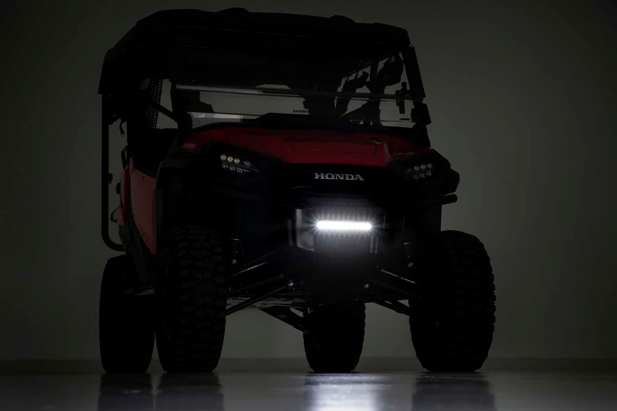 Rough Country | LED Light Pods | 10-Inch Slimline Cree LED Light Bar Black Series Rough Country | 70411ABL