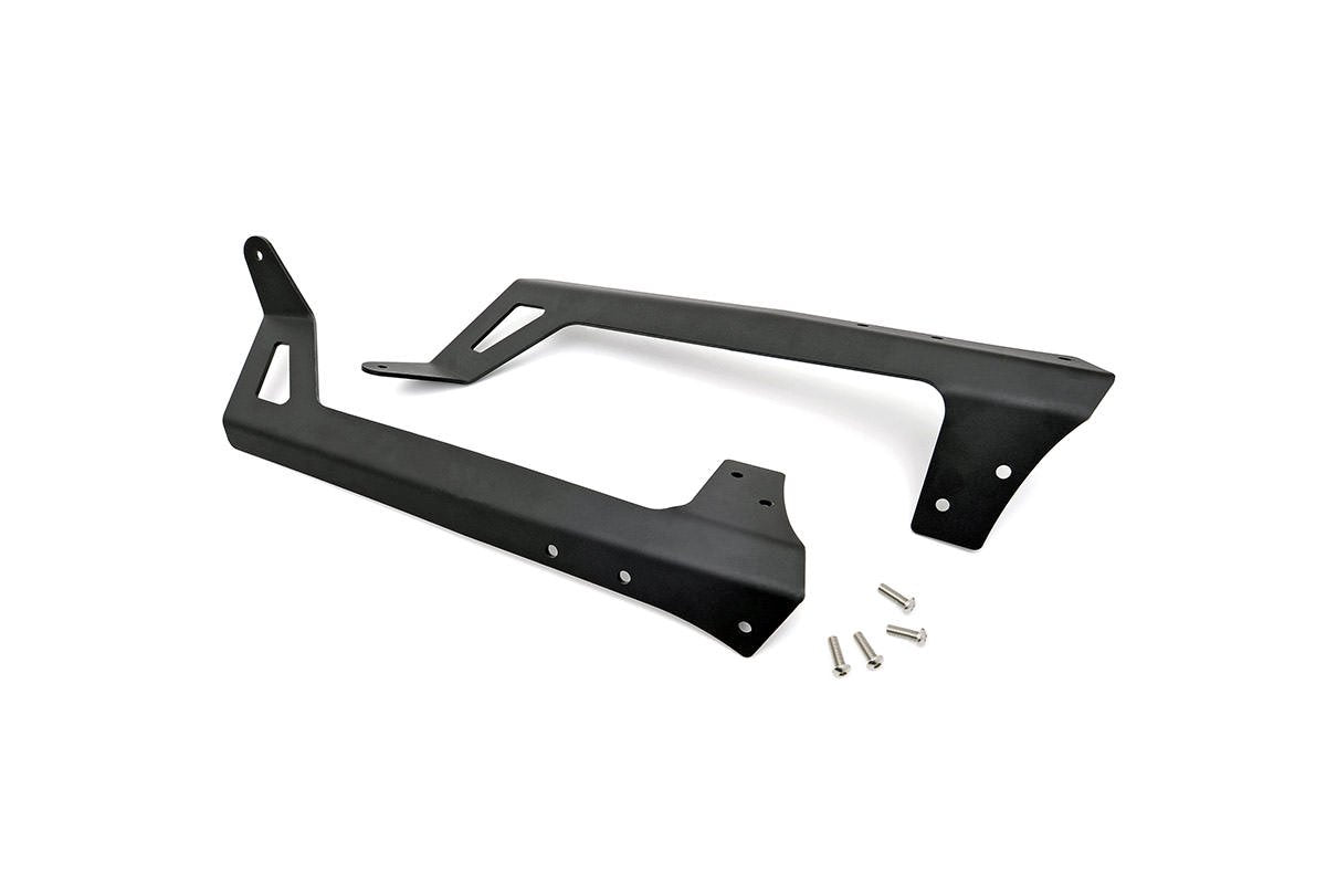 Rough Country | LED Light Bars | Jeep 50 Inch Straight LED Light Bar Upper Windshield Mounts 07-18 Wrangler JK Rough Country | 70504
