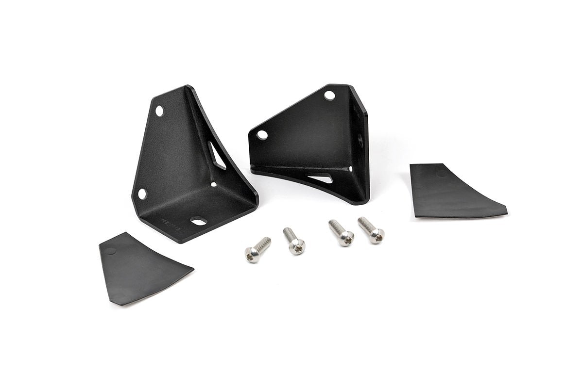 Rough Country | Mounting Brackets(Lighting) | Jeep Lower Windshield Light Mounts 87-95 YJ Wrangler Rough Country | 70510