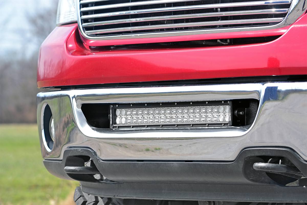 Rough Country | LED Light Bars | Ford 20 Inch LED Light Bar Hidden Bumper Mounts 06-08 F-150 Rough Country | 70527