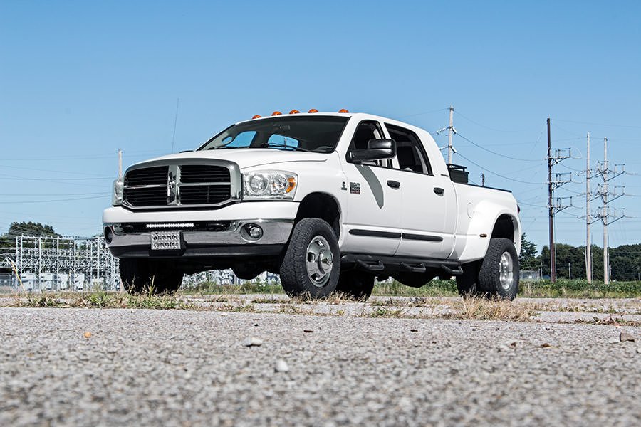 Rough Country | LED Light Bars | Dodge 20 Inch LED Light Bar Hidden Bumper Mounts 03-18 RAM 2500/3500 Rough Country | 70568
