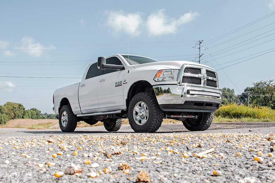 Rough Country | LED Light Bars | Dodge 40-inch Curved LED Light Bar Hidden Bumper Kit w/Black Series LED For 10-18 Ram 2500/3500 Rough Country | 70570B