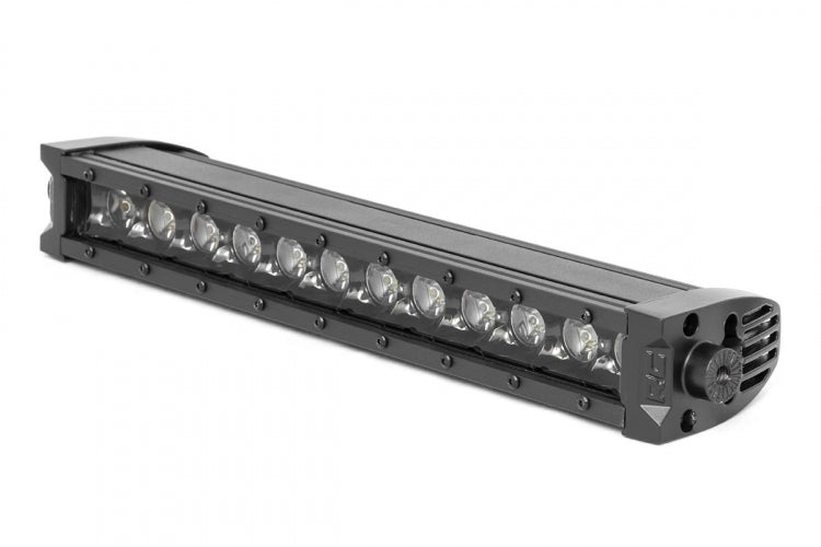 Rough Country | LED Light Bars | 12 Inch CREE LED Light Bar Single Row Black Series w/Cool White DRL Rough Country | 70712BLDRL