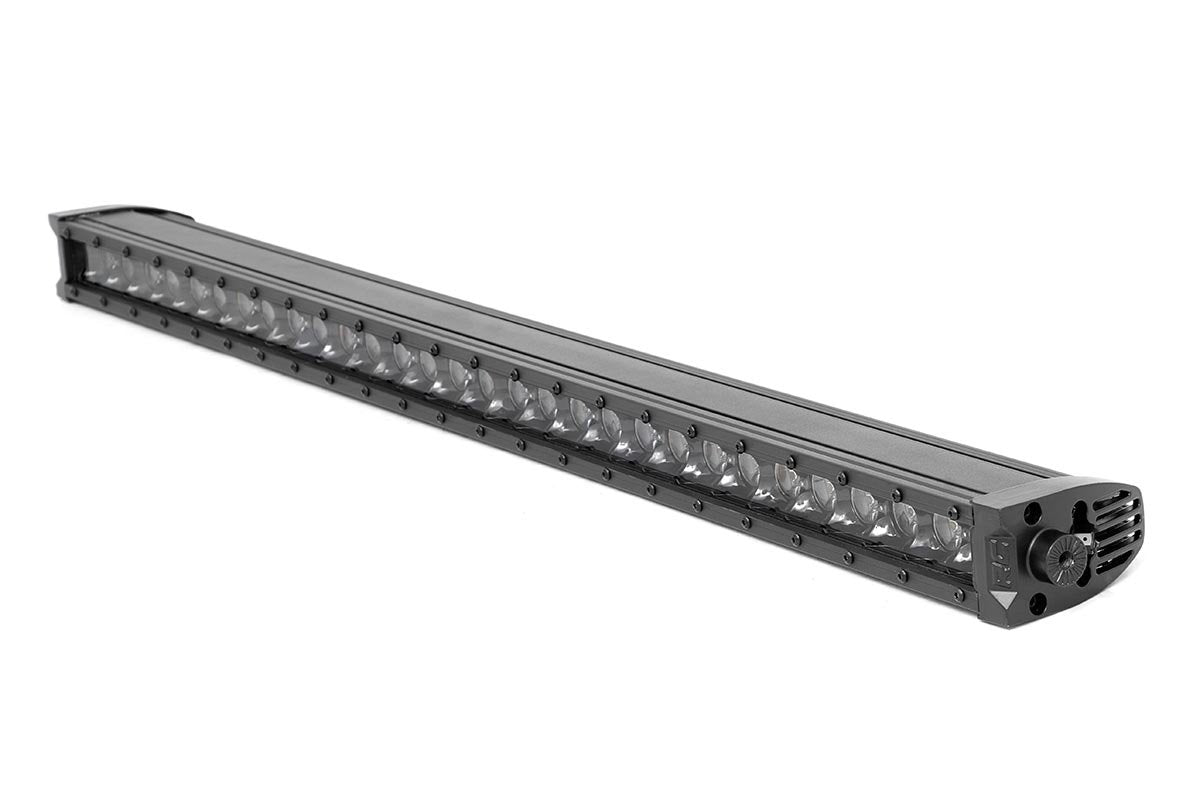 Rough Country | LED Light Bars | 30 Inch CREE LED Light Bar Single Row Black Series w/Cool White DRL Rough Country | 70730BLDRL