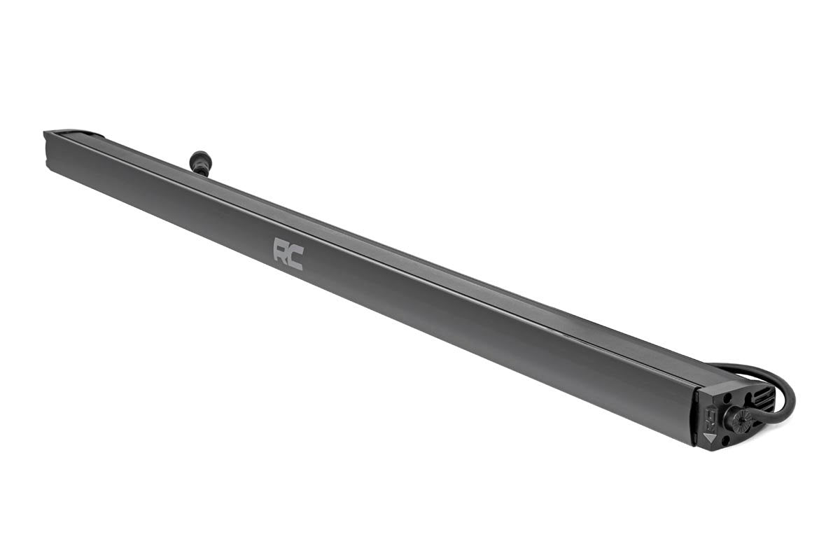 Rough Country | LED Light Bars | 50 Inch Straight CREE LED Light Bar Single Row Black Series w/Cool White DRL Rough Country | 70750BLDRL