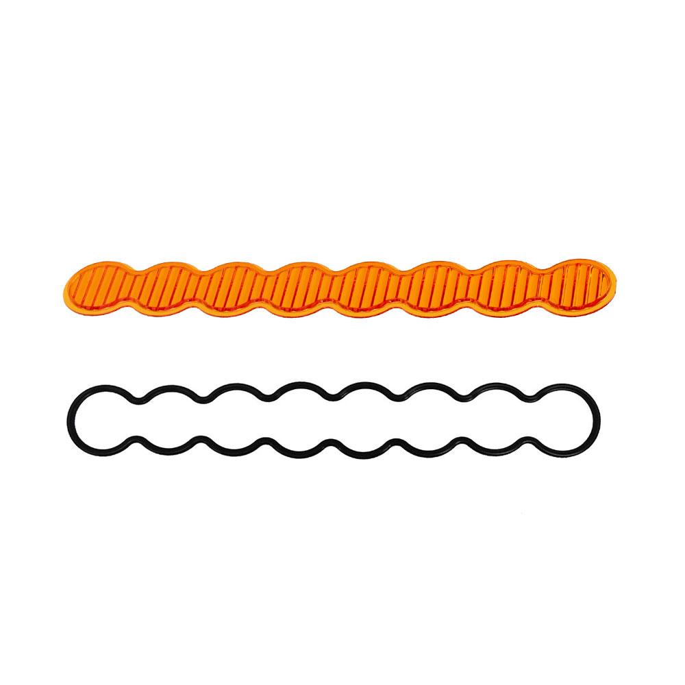 Baja Designs | Light Bar Lens | S8 Light Bar Lens Kit 10 Inch Wide Cornering Factory Amber Baja Designs | 708316