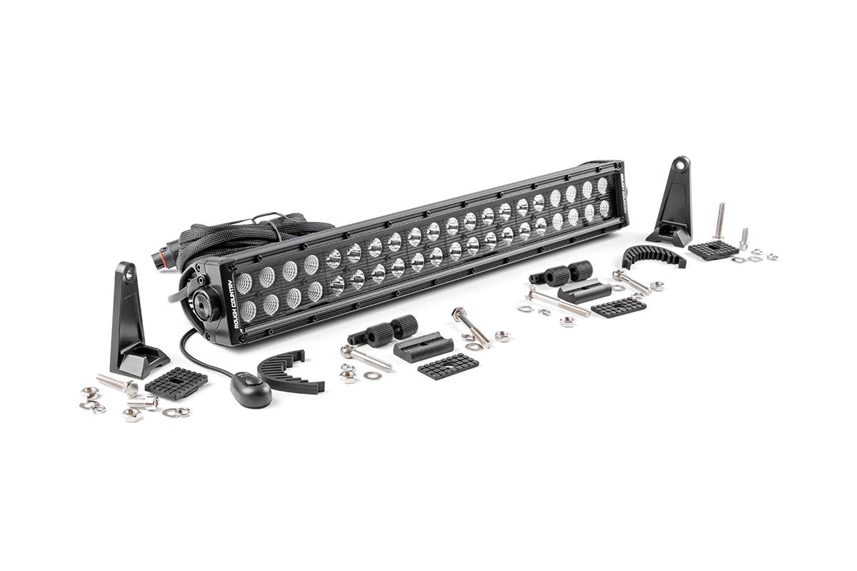 Rough Country | LED Light Bars | 20 Inch CREE LED Light Bar Dual Row Black Series Rough Country | 70920BL